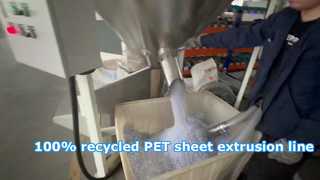 اکستروژن ورق PET 100٪ مواد بازیافتی
