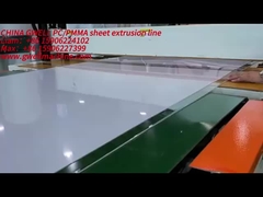 این همه شفافیت و یکنواخت پی سی / پی ام ام ای ورق از GWELL خط اکستروژن