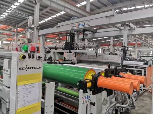 خرید دستگاه استروژن سه لایه Tpu فیلم ریخته سازی واحد پیچ استروژن online manufacture