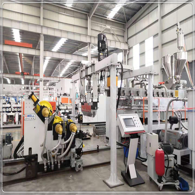خرید خط اکستروژن ورق PC/PMMA/GPPS ماشین اکستروژن ورق پلاستیکی 750kg/H online manufacture