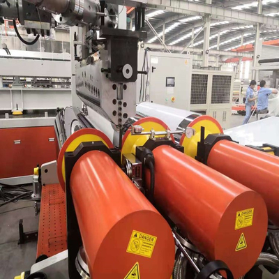 خرید خط اکستروژن کارت ضخیم PP PE ABS PVDF 600kg/h online manufacture