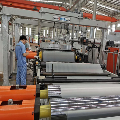 خرید GWELL Brand PP HDPE ABS Thick Board Extrusion Line for Advertising and Print Boards 1000-2000mm Width 3-50mm Thickness Heat Resistant up to 100 Degrees online manufacture