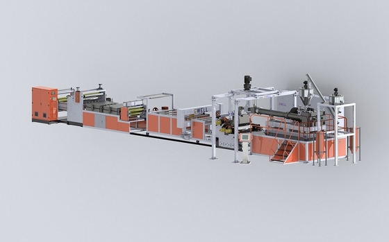 خرید خط اکستروژن دستگاه ساخت تخته پلاستیک ضخیم PP تک پیچ online manufacture