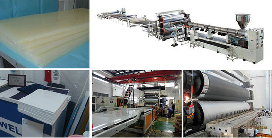 خرید PP ABS PE Hdpe Sheet Extruders Advertising Board Line Extrusion online manufacture