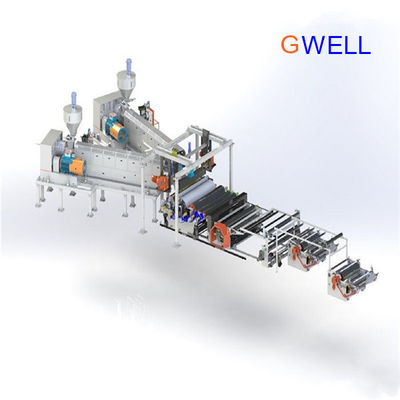 خرید Poe Cast Film Extrusion Machine دستگاه PV Encapsulation Extrusion Poe Film Machine online manufacture