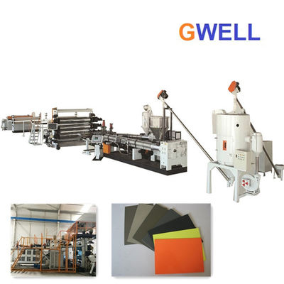 خرید PP ABS PE Hdpe Sheet Extruders Advertising Board Extrusion Line 400kg H online manufacture