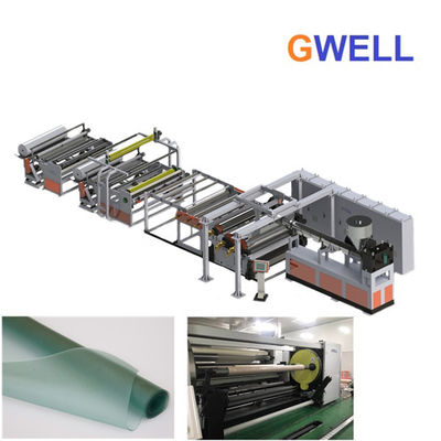 خرید EVA Extrusion Building Glass Intermediate Cast Film Line Extrusion 600KG H online manufacture