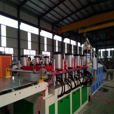 خرید خط اکستروژن بوردی با ظرفیت بالا تحت کنترل PLC با سیستم کمکی خرد کننده online manufacture