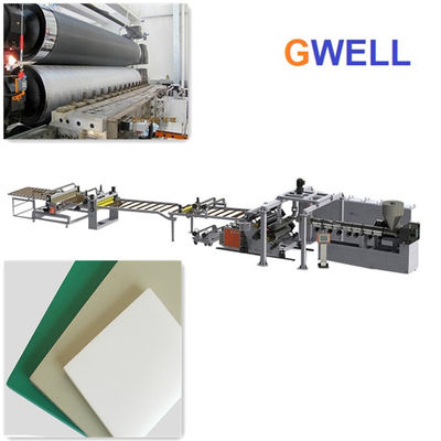 خرید PP ABS PE Hdpe Sheet Extruders Advertising Board Extrusion Line 400kg H online manufacture
