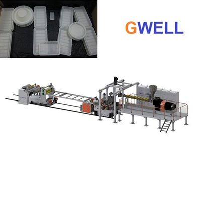 خرید ماشین ساخت ورق PLA خط اکستروژن سه لایه ورق حرارتی PLA را می توان سفارشی کرد online manufacture